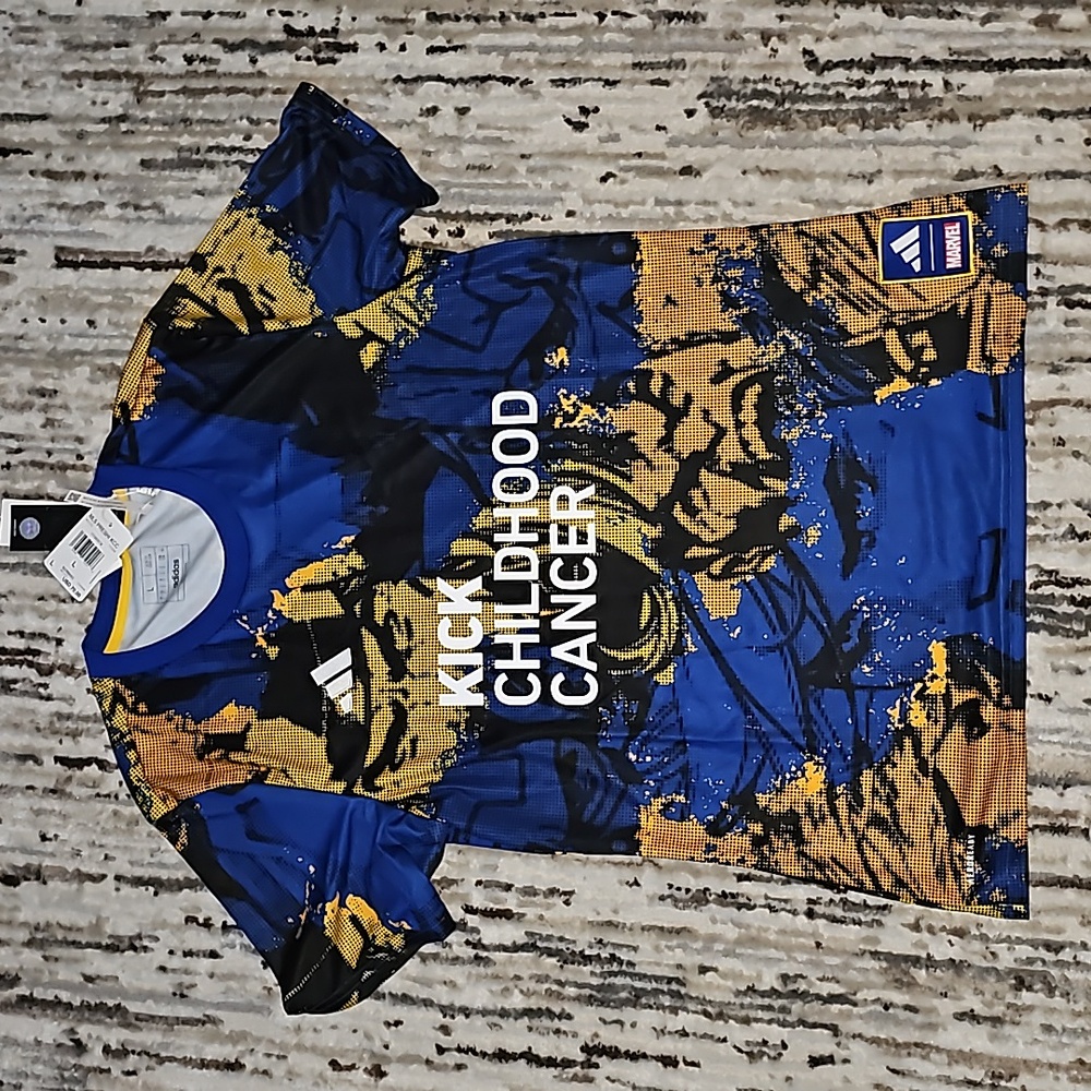 MLS jersey men kick childhood cancer
